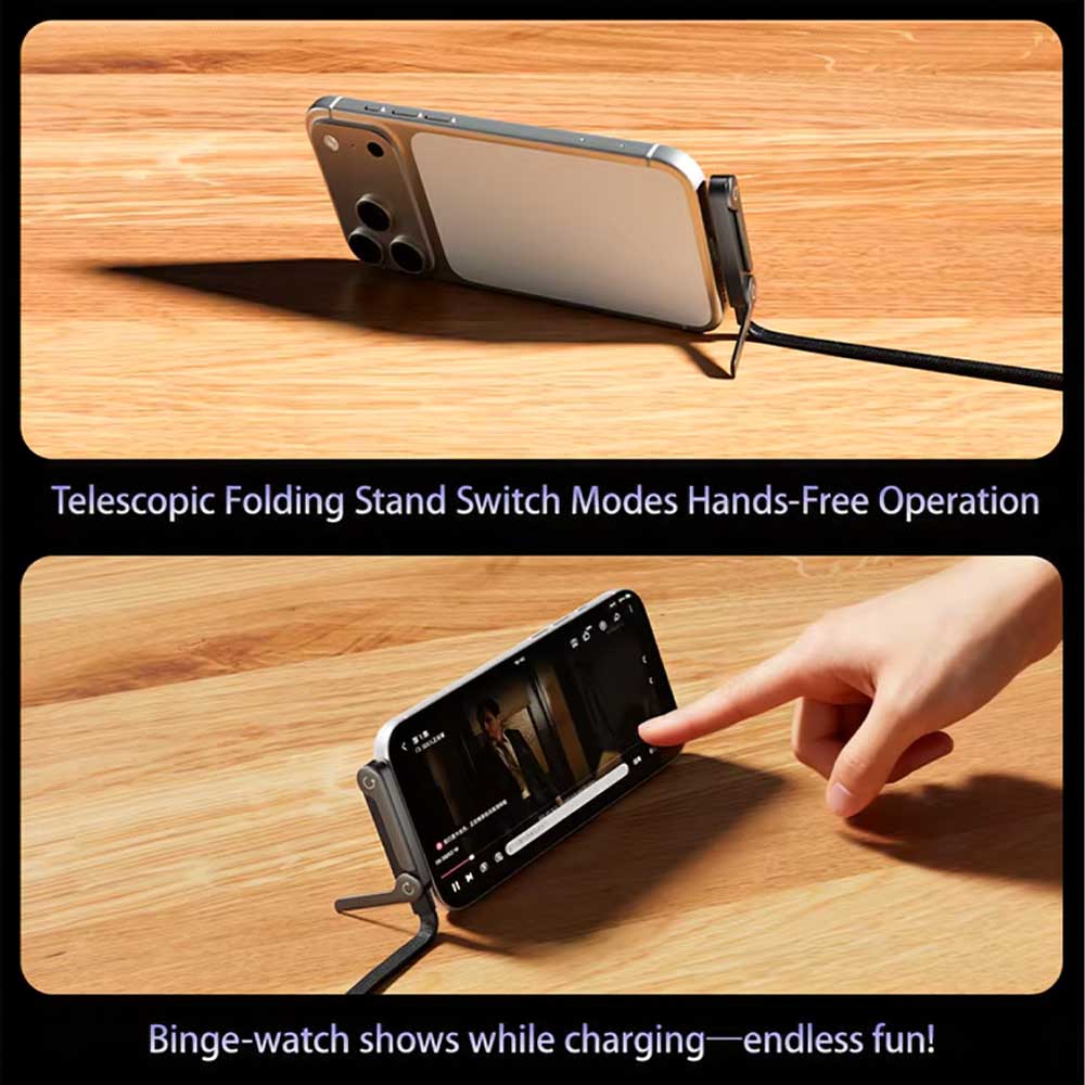 2-in-1 Invisible Stand Charging Cable 🔥 FLAT 50% OFF – LIMITED TIME OFFER 🔥